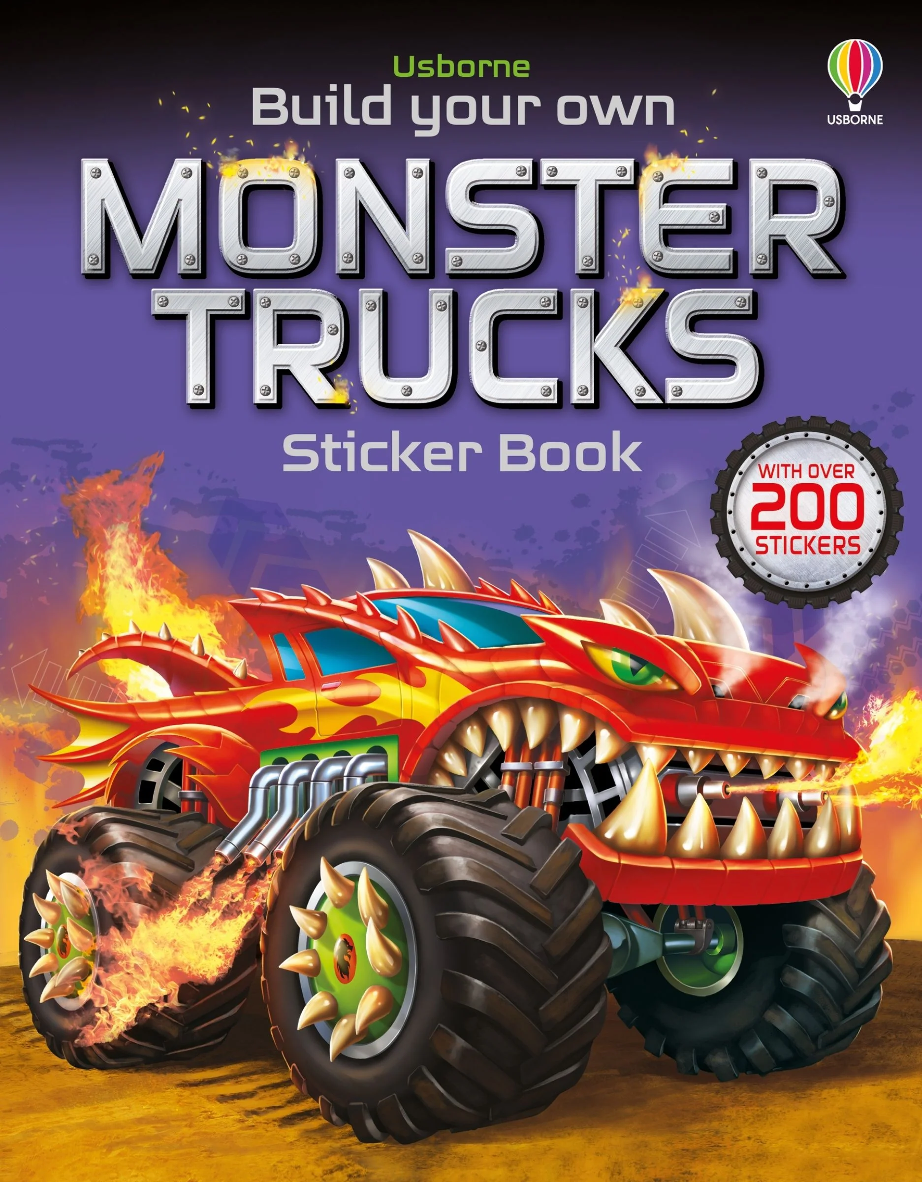 Build Your Own Monster Trucks Sticker Book - Image 2