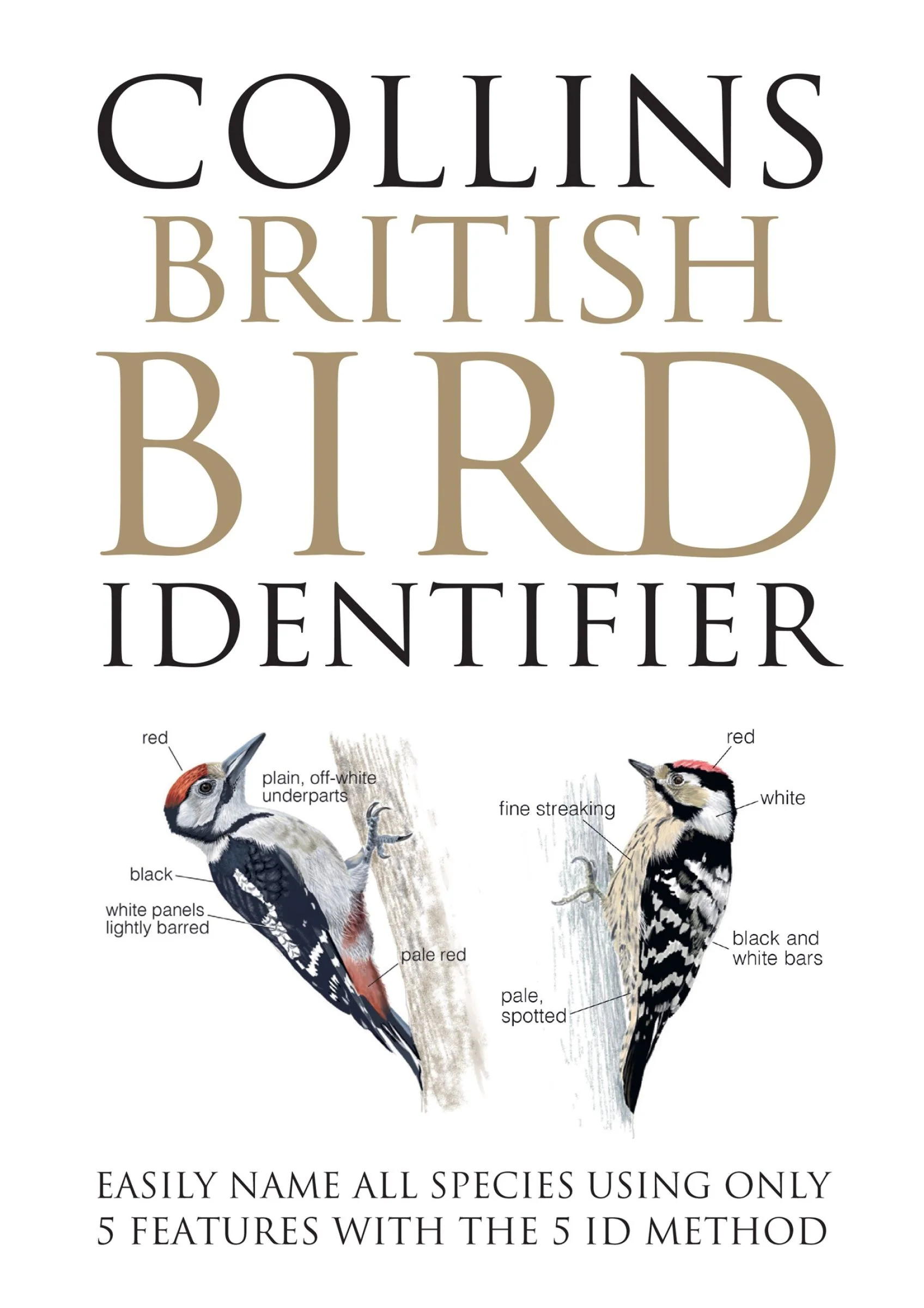 Collins British Bird Identifier: Easily Name All Species Using Only 5 Features With the 5 ID Method