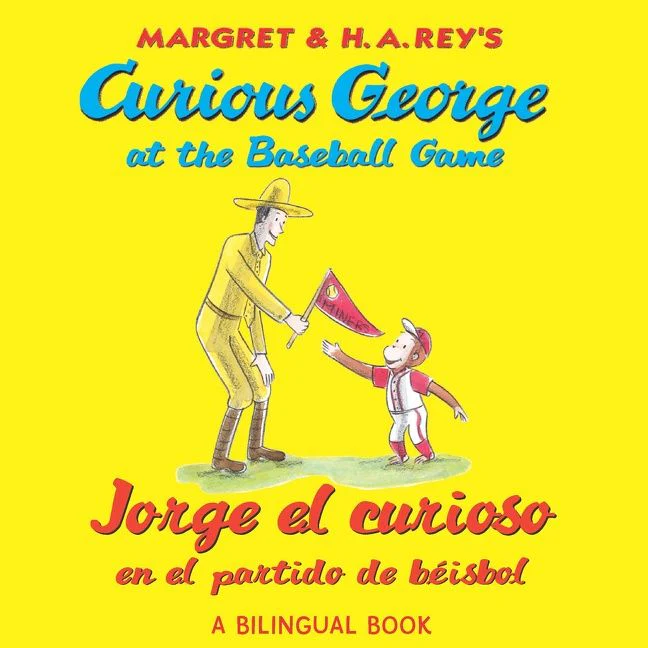 Curious George at the Baseball Game/Jorge el curioso en el partido de béisbol - Image 2