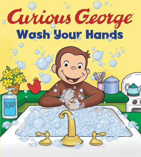 Curious George Wash Your Hands (cgtv Board Book)