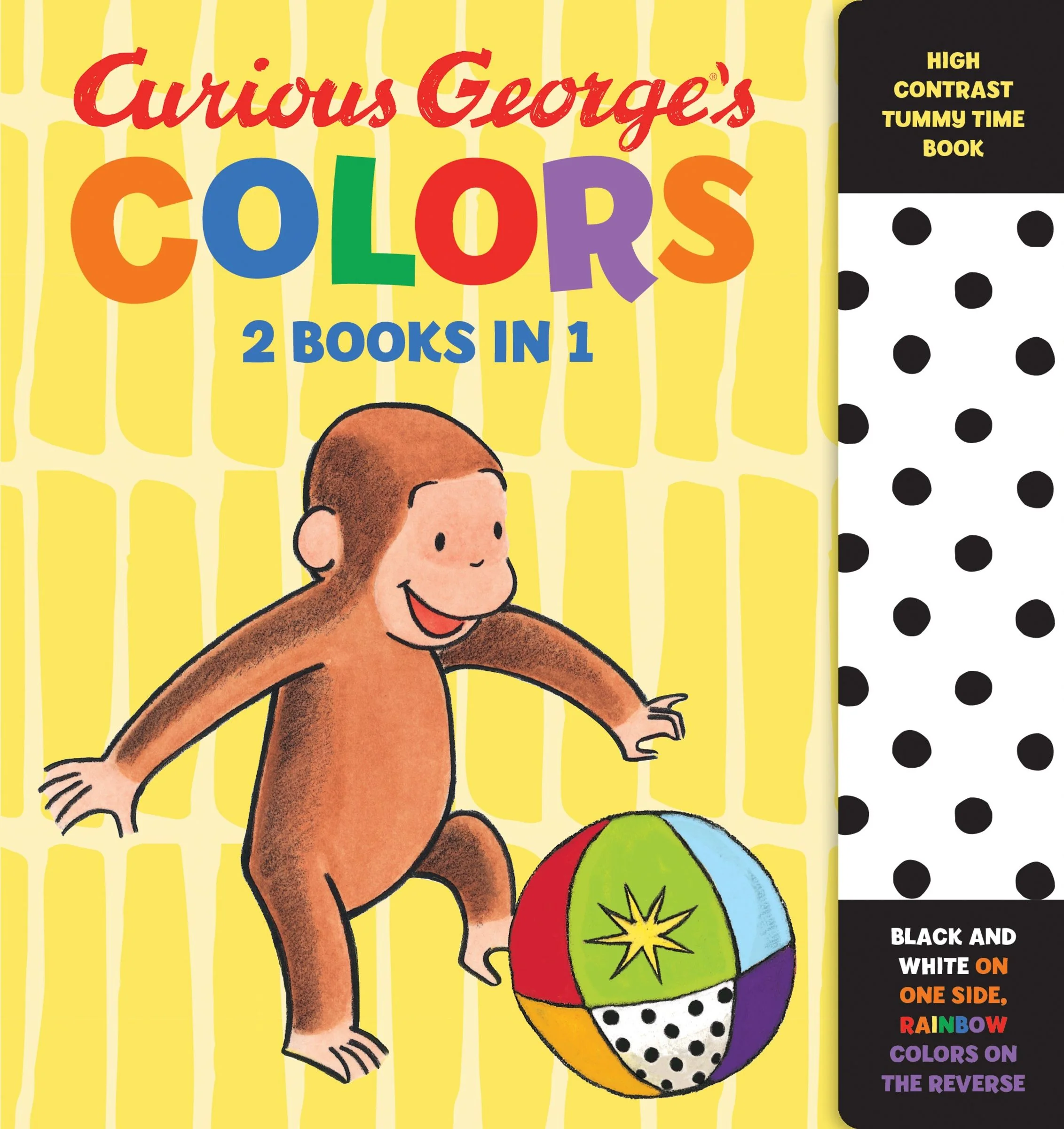 Curious George's Colors: High Contrast Tummy Time Book - Image 2