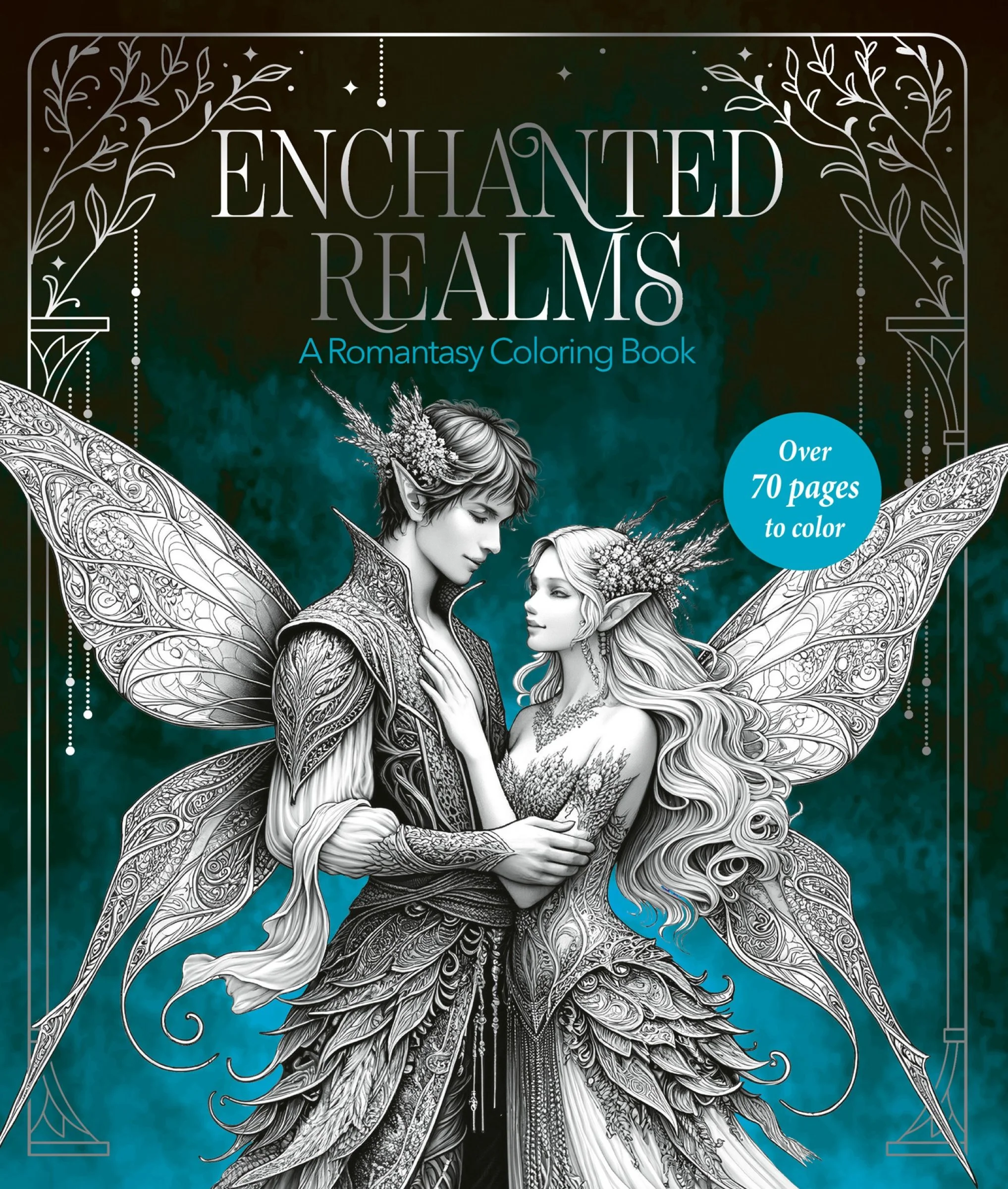 Enchanted Realms: A Romantasy Coloring Book - Image 2