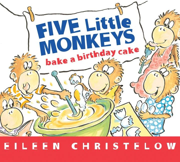 Five Little Monkeys Bake a Birthday Cake Board Book - Image 2