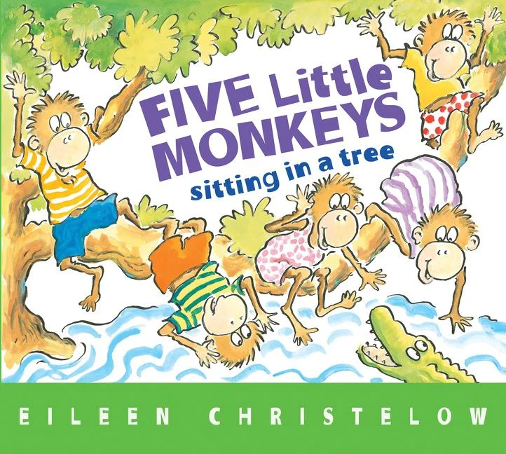 Five Little Monkeys Sitting in a Tree Board Book - Image 2