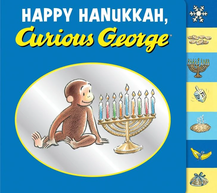Happy Hanukkah, Curious George Tabbed - Image 2