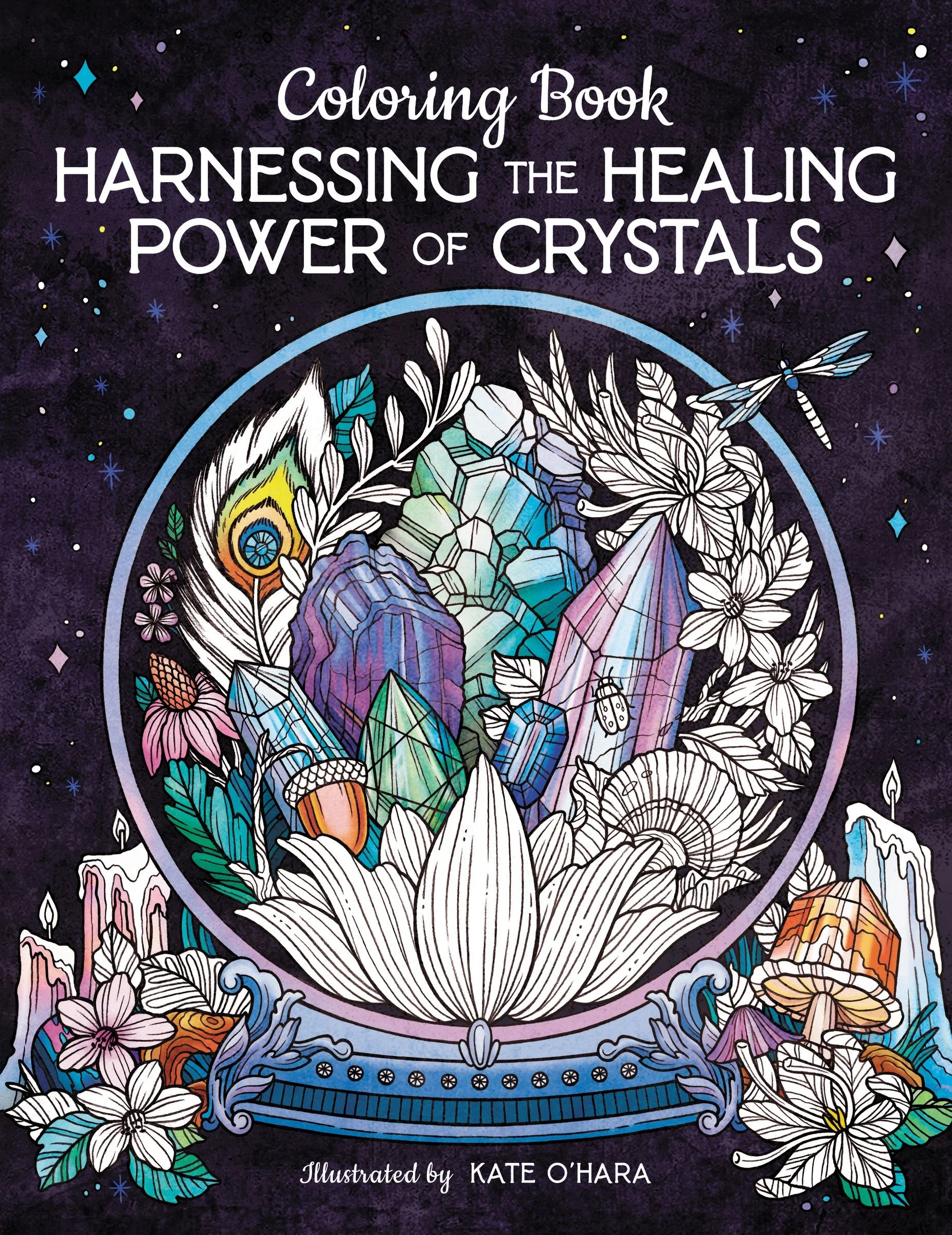 Harnessing the Healing Power of Crystals Coloring Book - Image 2