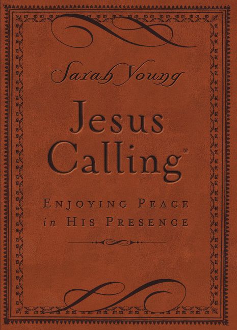 Jesus Calling, Small Brown Leathersoft, with Scripture References - Image 2