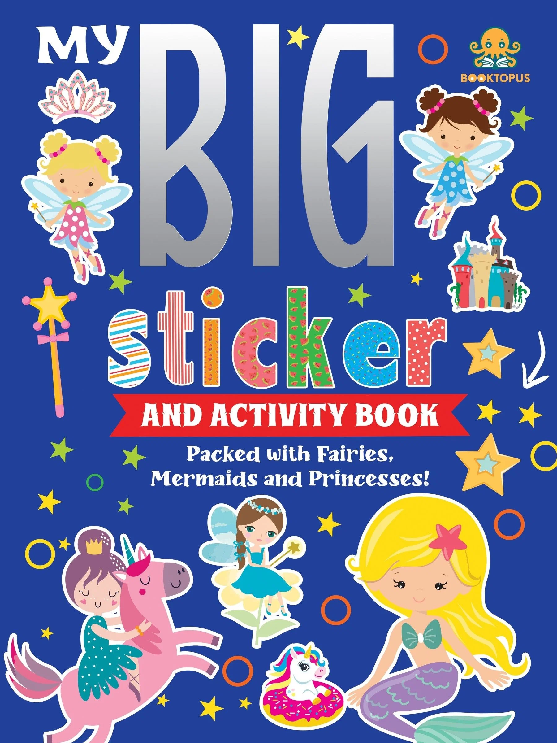 My Big Sticker And Activity Book - Packed with fairies, mermaids and princesses! - Image 2