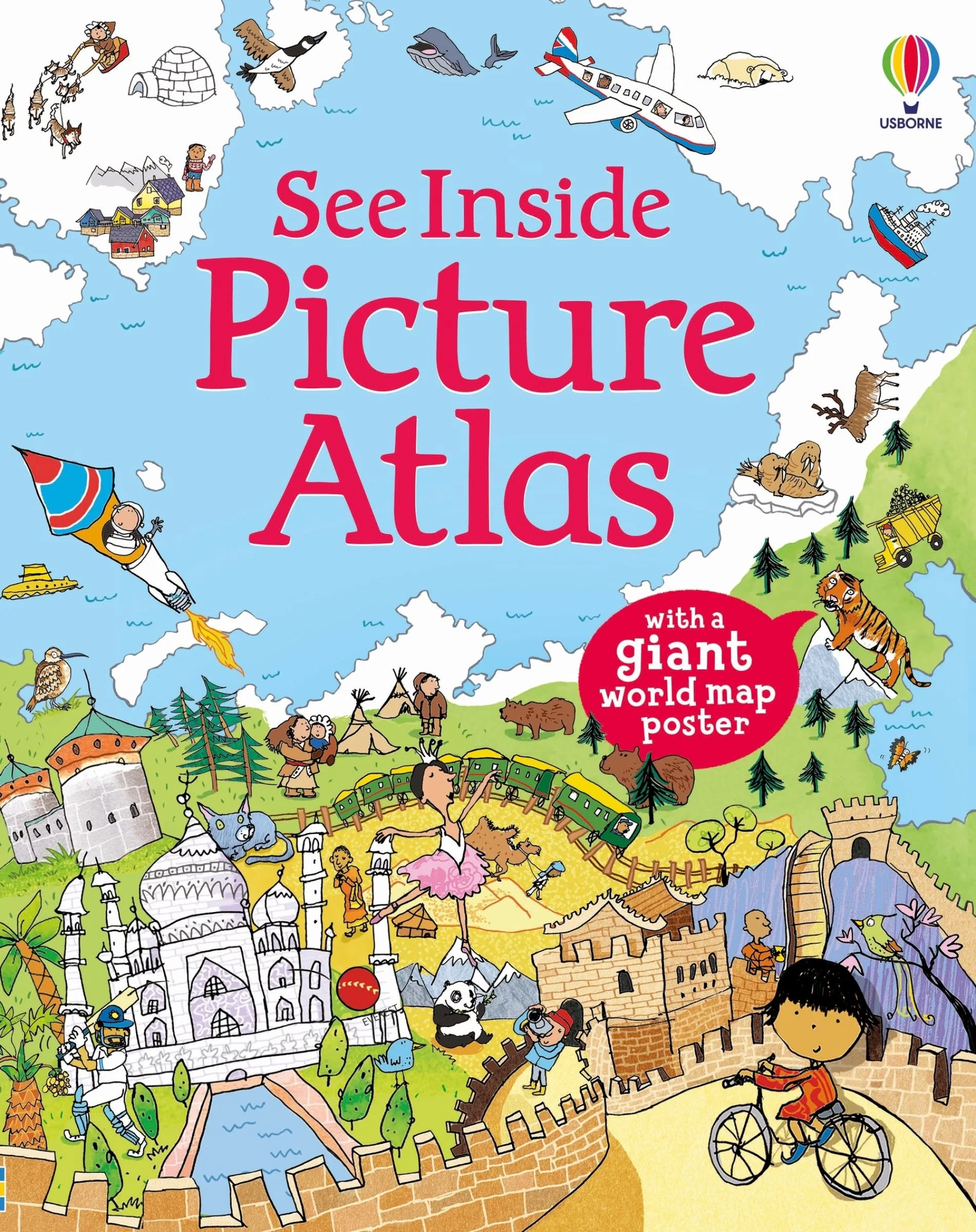 See Inside Picture Atlas, with Map Poster - Image 2