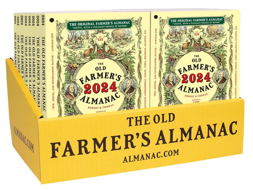 The 2024 Old Farmer’s Almanac 24-copy counter display - Image 2