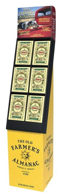 The 2024 Old Farmer’s Almanac 48-copy floor display - Image 2