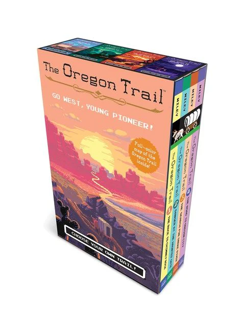 The Oregon Trail 4-Book Paperback Box Set Plus Poster Map - Image 2